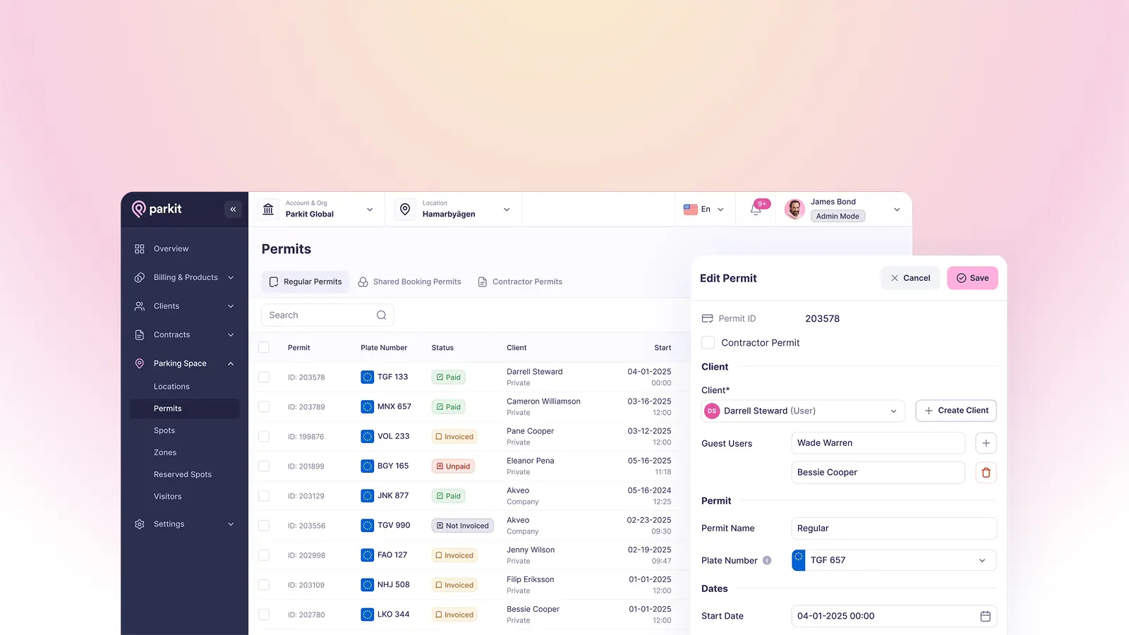 Smart Parking Management Platform