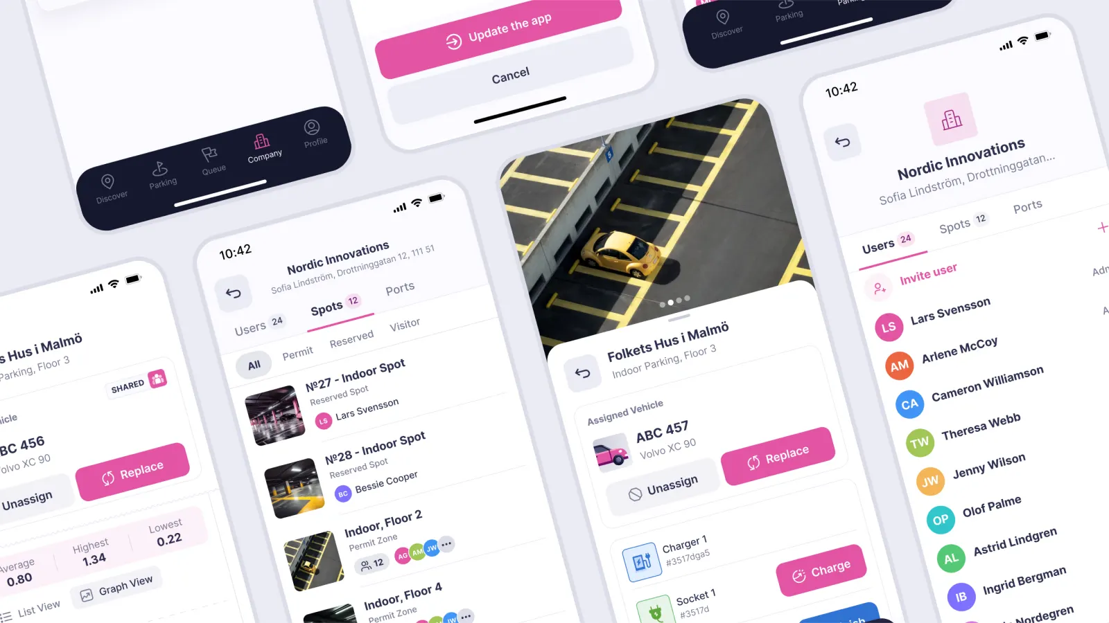 Smart parking management platform visual 3