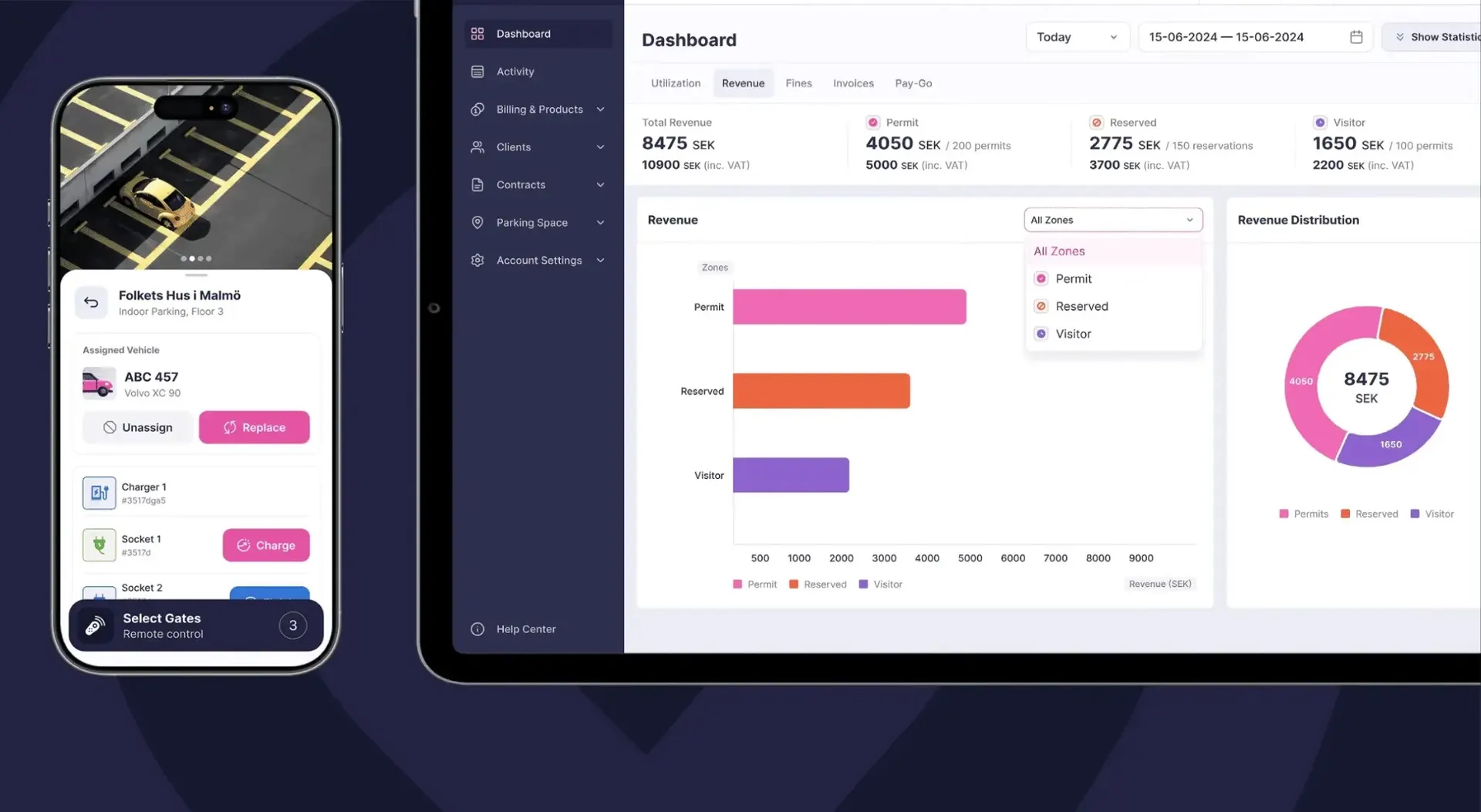 Smart parking management platform