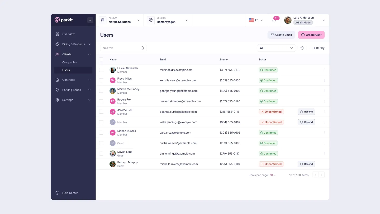 Smart parking management platform visual 6