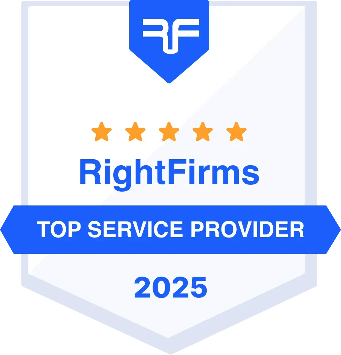 RightFirms Top Service Provider badge