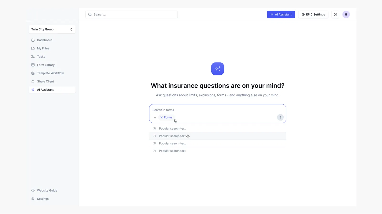 Plateforme IA pour courtiers en assurance, visuel 1