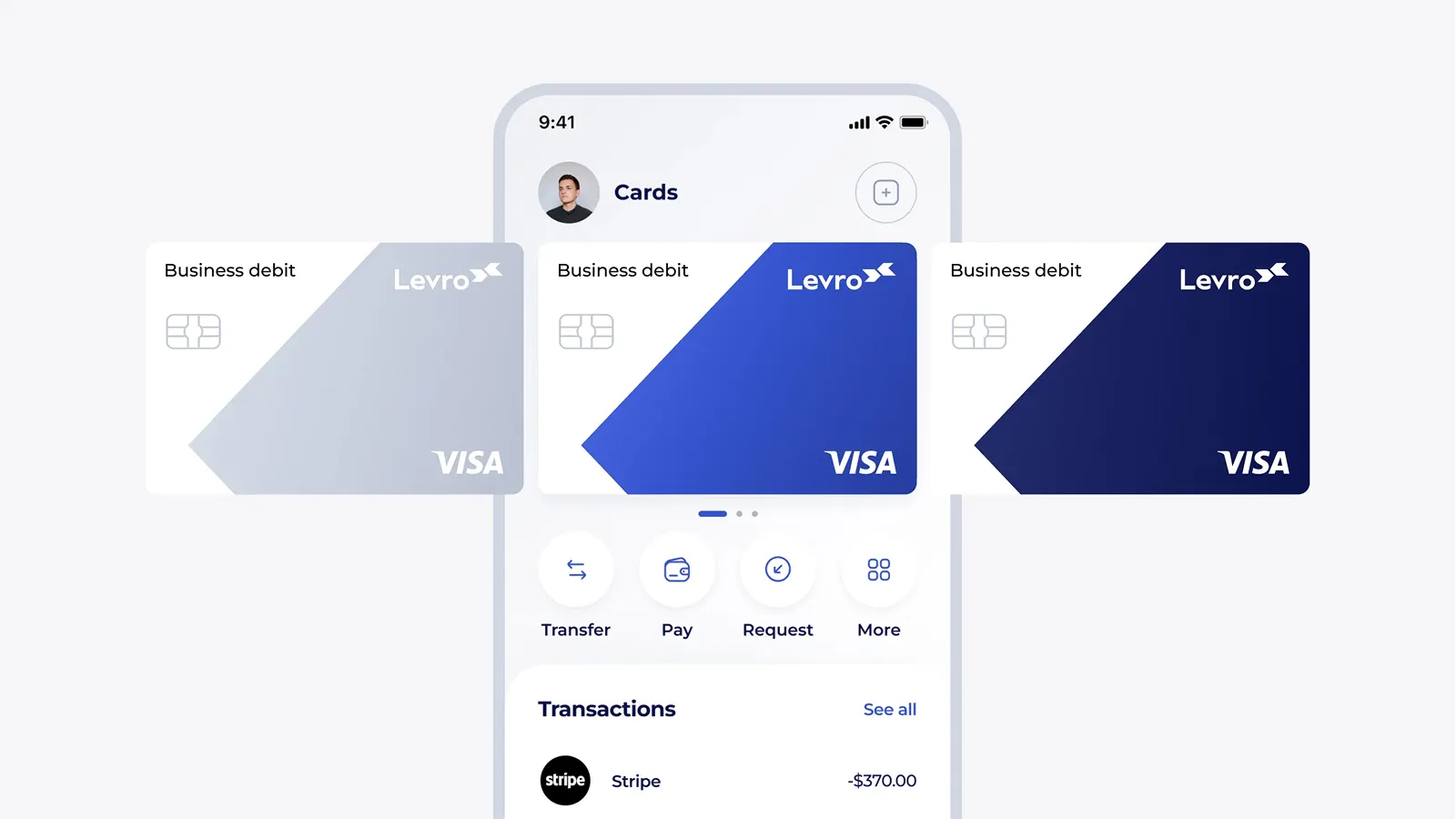 Branding et design UI/UX pour une plateforme de néobanque, visuel 2