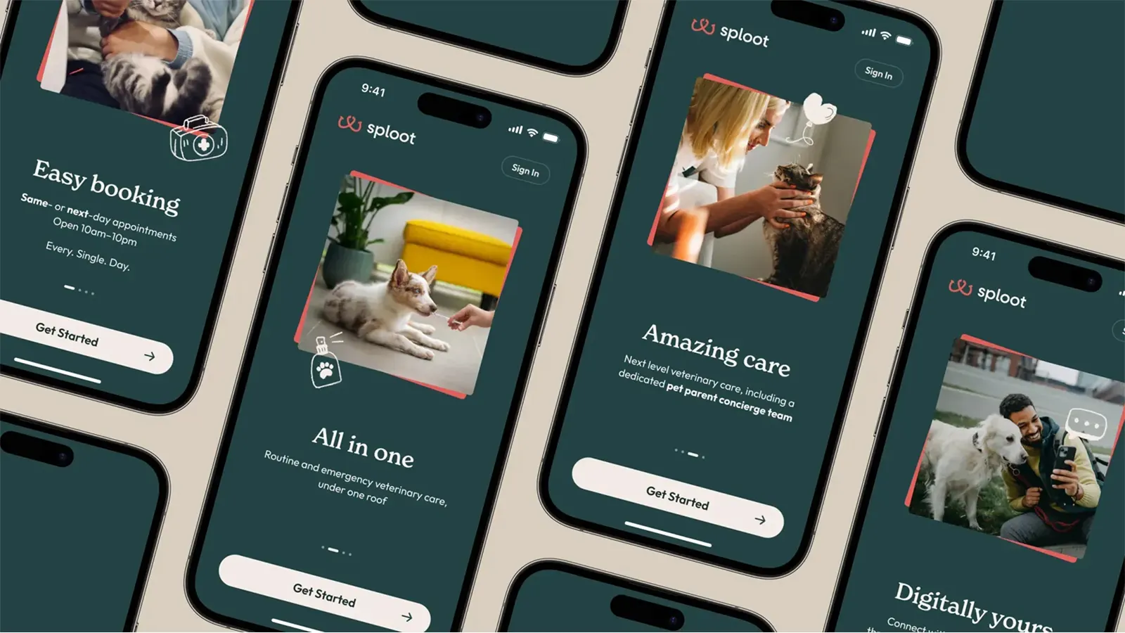 Portail Sploot Vets pour les propriétaires : une application de santé animale développée en 5 mois, visuel 1
