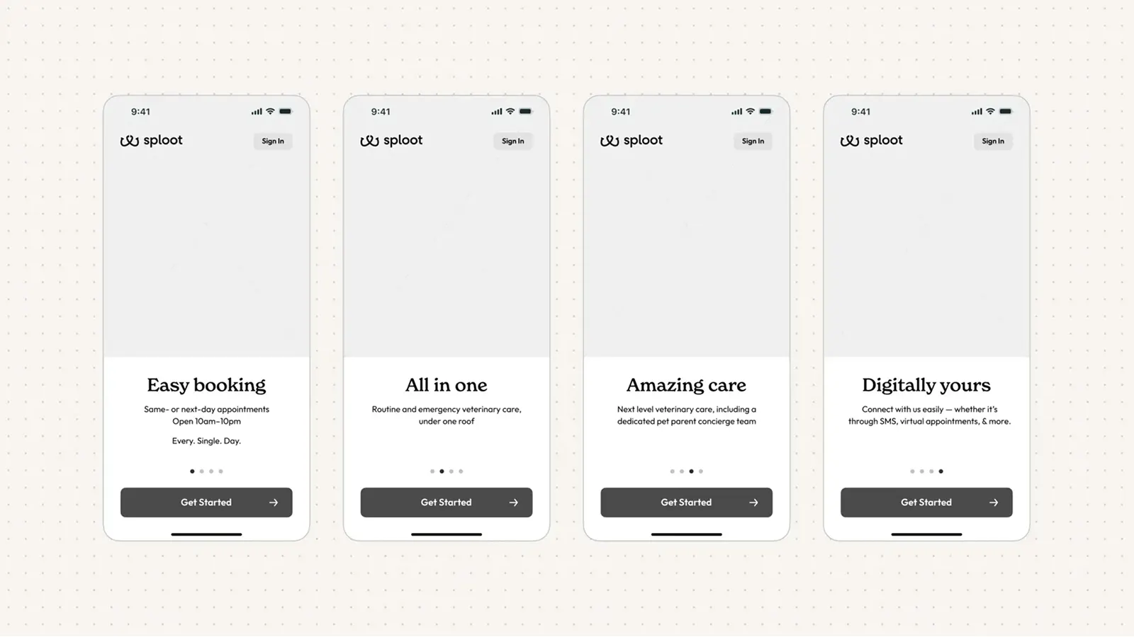 Portail Sploot Vets pour les propriétaires : une application de santé animale développée en 5 mois, visuel 4