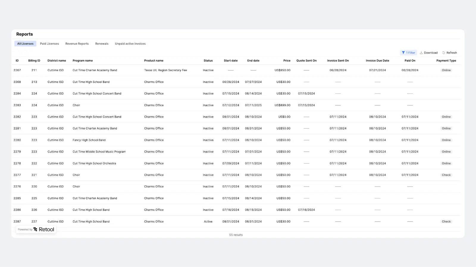 Création d'un système de facturation Retool sur mesure pour un éditeur SaaS, visuel 4