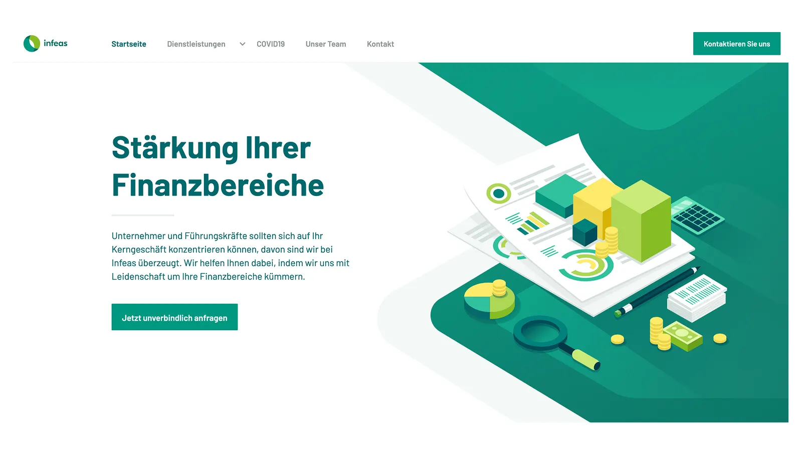 Comment nous avons modernisé le site web et l'image de marque d'un client suisse, visuel 1