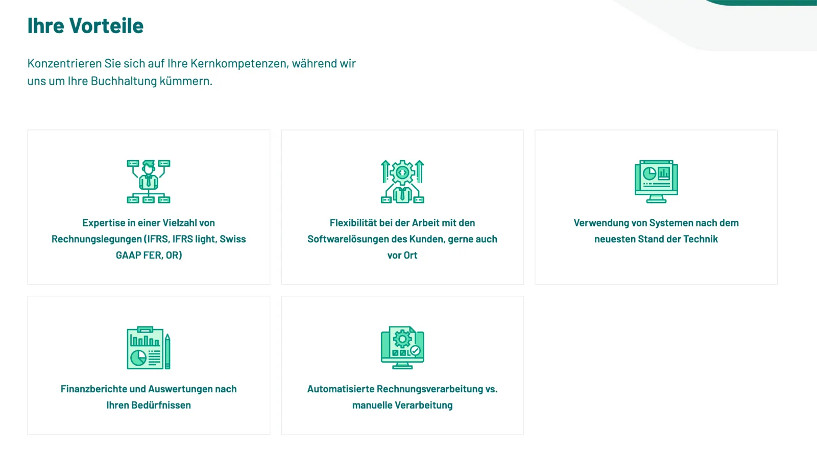 Comment nous avons modernisé le site web et l'image de marque d'un client suisse, visuel 3