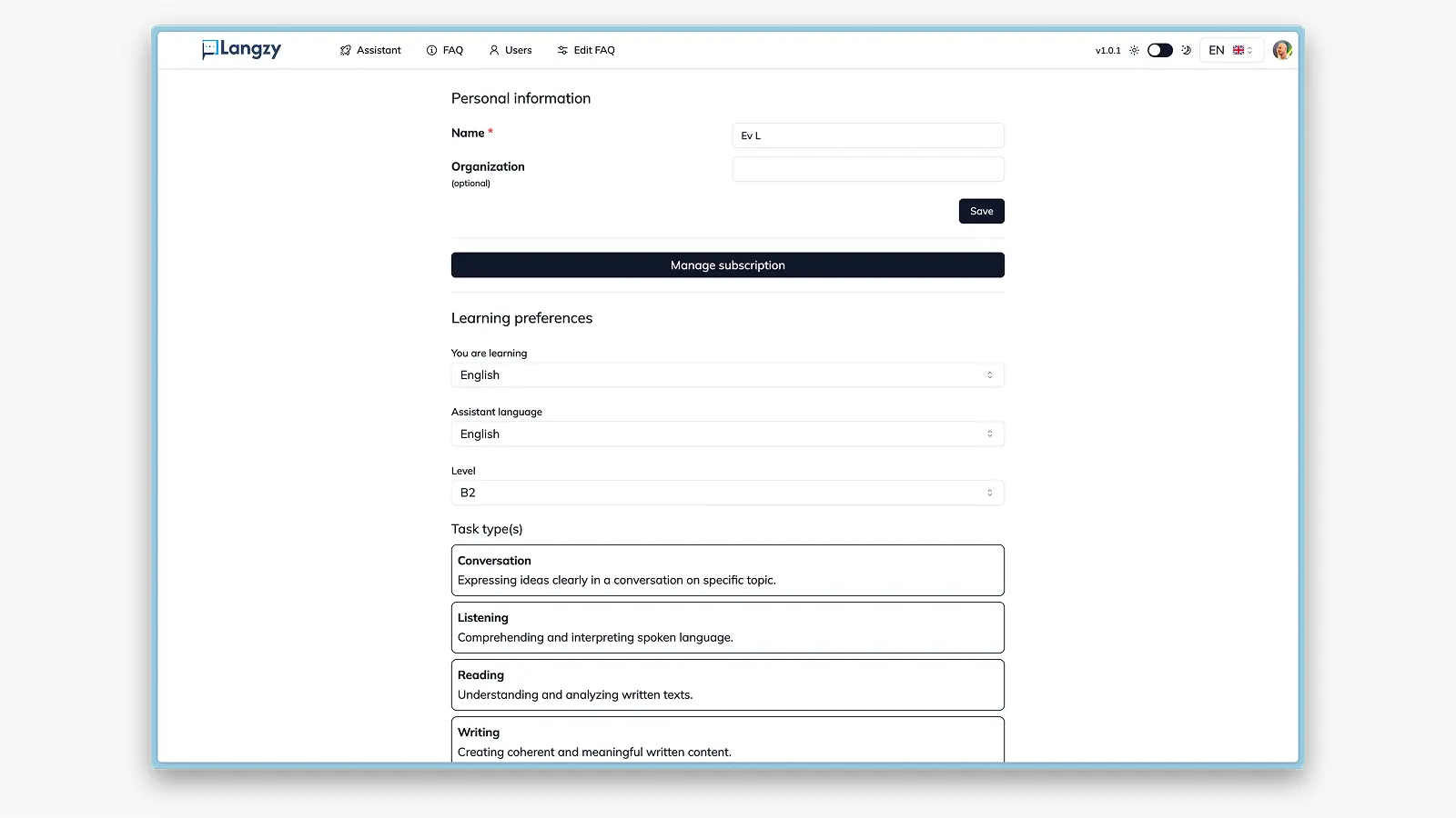 Skrivanek : plateforme SaaS d'apprentissage des langues propulsée par l'IA, visuel 4