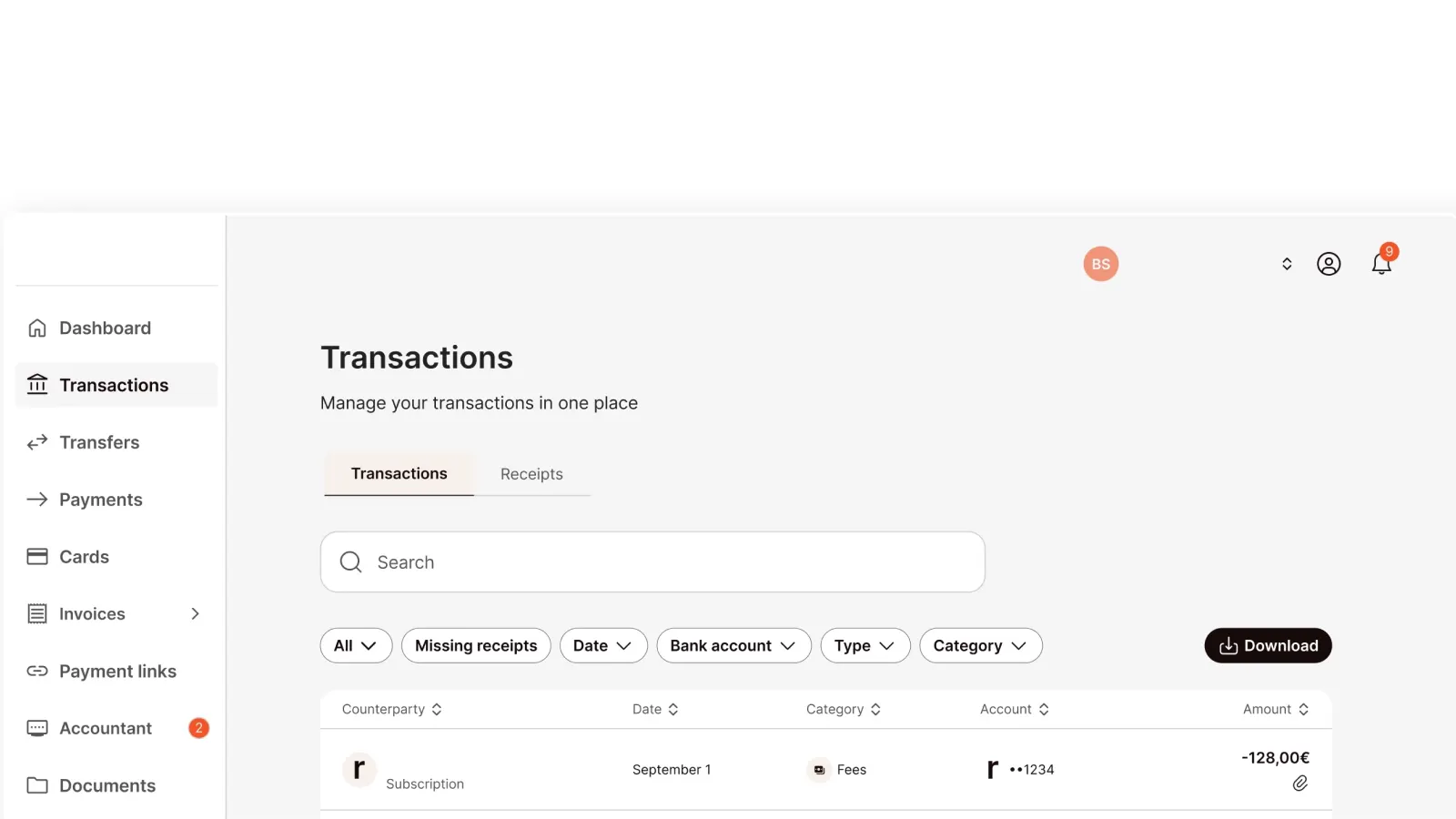 Automatiser les paiements internationaux d'une application de néobanque tout-en-un, visuel 1