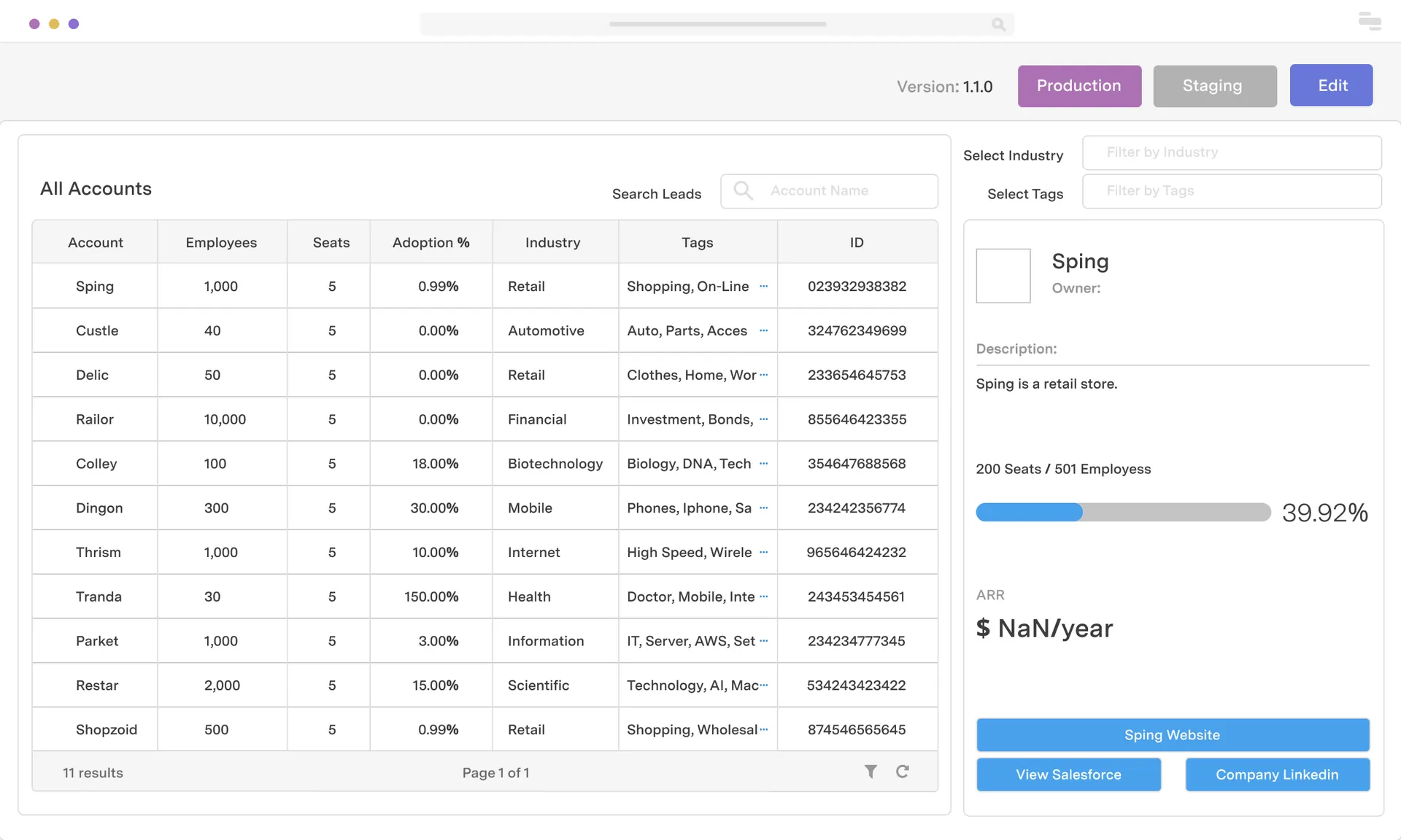 Développement d'un CRM sur Retool pour une société d'investissement foncier, visuel 1