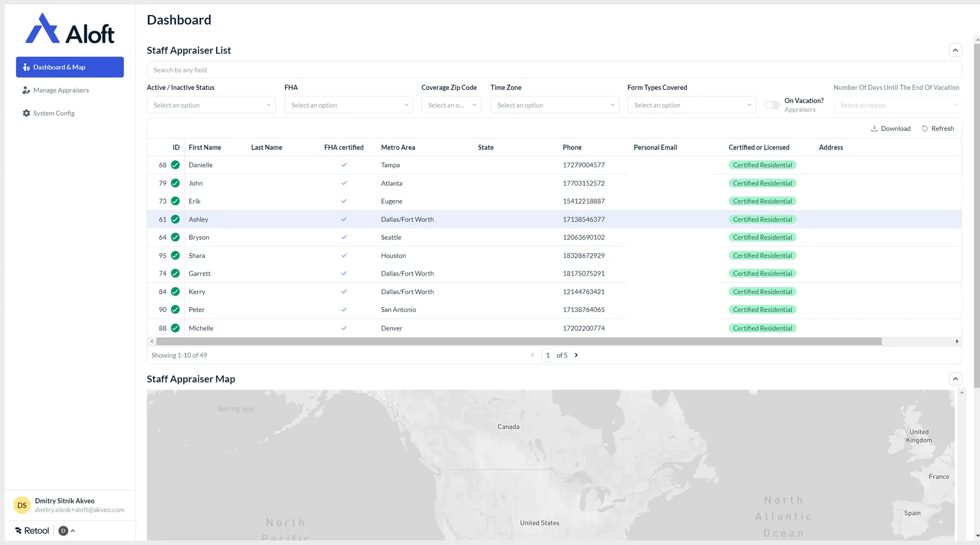 Application Retool de gestion documentaire et de suivi des inspections, visuel 1