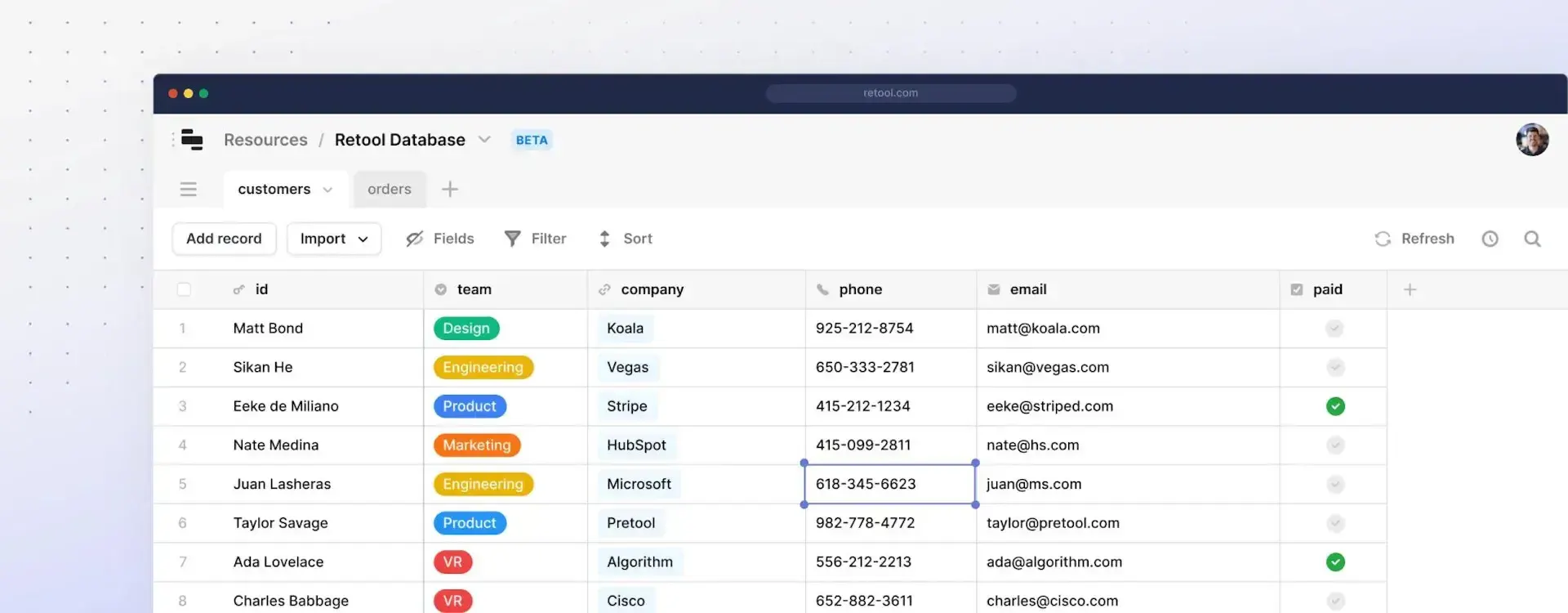 Retool Database: when a built-in PostgreSQL rocks