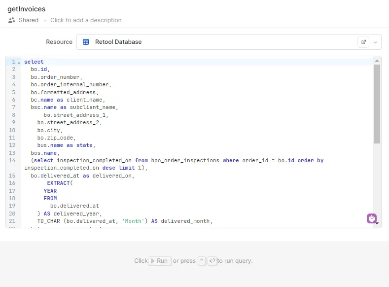 You can run complex queries, too