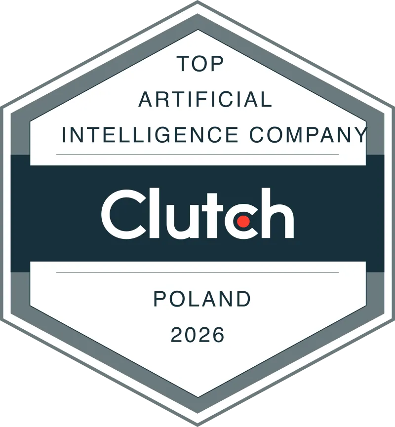 Reconocimiento de Clutch: empresa líder en inteligencia artificial en Polonia 2026