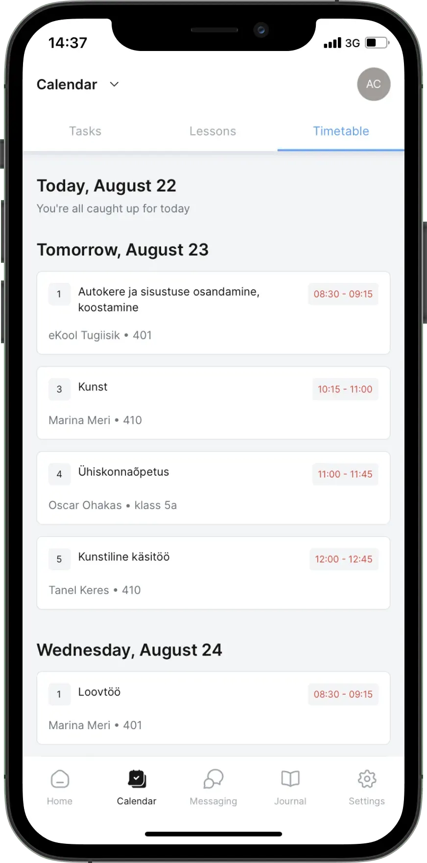 Une plateforme mobile de gestion scolaire, visuel 4